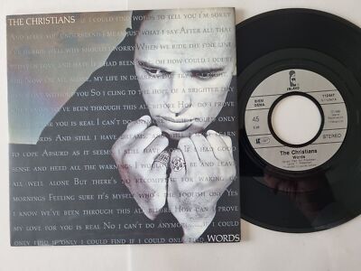 The Christians - Words 7'' Vinyl Germany