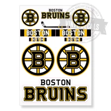 Boston Bruins NHL Hockey A4 High Quality Printed Vinyl Decal Sticker Kit New