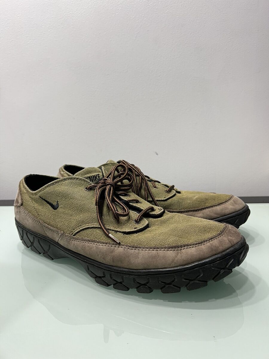Vintage Nike ACG Zion Low Hiking Boot 90s Men's 14 Olive Vintage Nike ACG Zion Low Hiking Boot 90s Men's 14 Olive