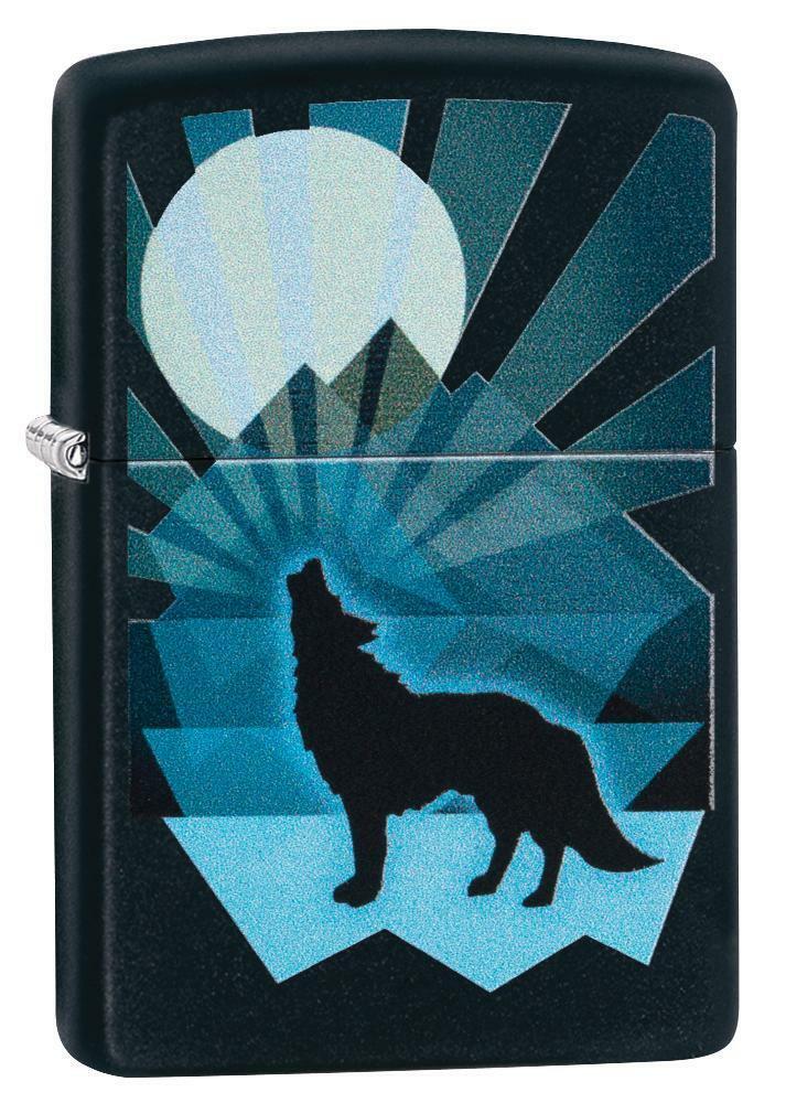 With Howling Wolf And Moon, 29864, New In Box