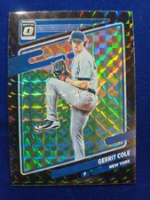 🌟 2021 Donruss Optic Black Finite Prizm #1/1 Gerrit Cole #200 New York Yankees