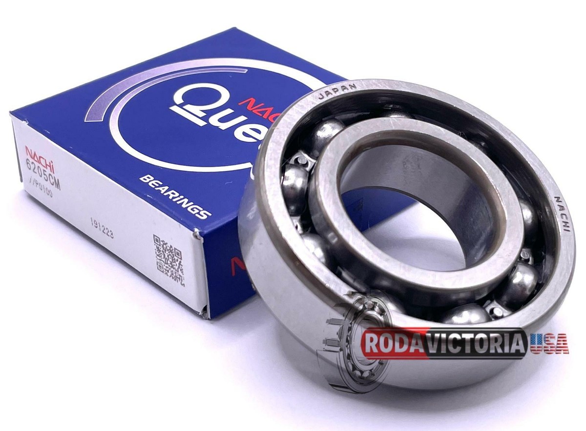 Nachi 6205 CM Deep Groove Ball Bearing Open Type, No Seald