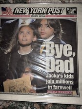 New York Post - July 8, 2009 - Bye Dad (Michael Jackson) New York Post - July 8, 2009 - Bye Dad (Michael Jackson)
