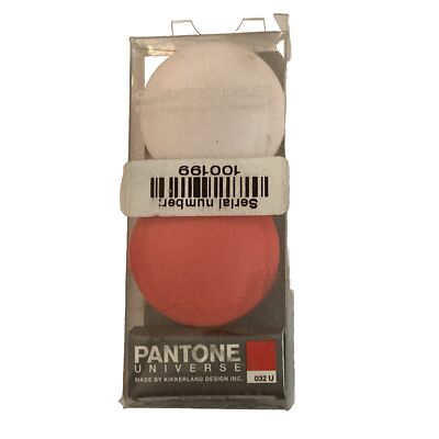 Rare Pantone Universe Red 032 U Contact Lens Case Great Gift For Designer