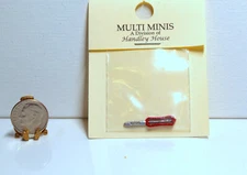 Dollhouse Miniature Vegetable Peeler with Red Handle