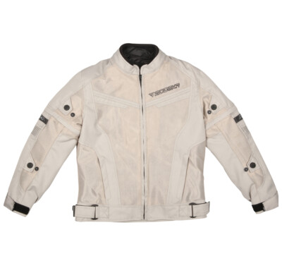 Modeka x-Vent Kids Size 164 Motorcycle Jacket for Waterproof Summer Light Grey