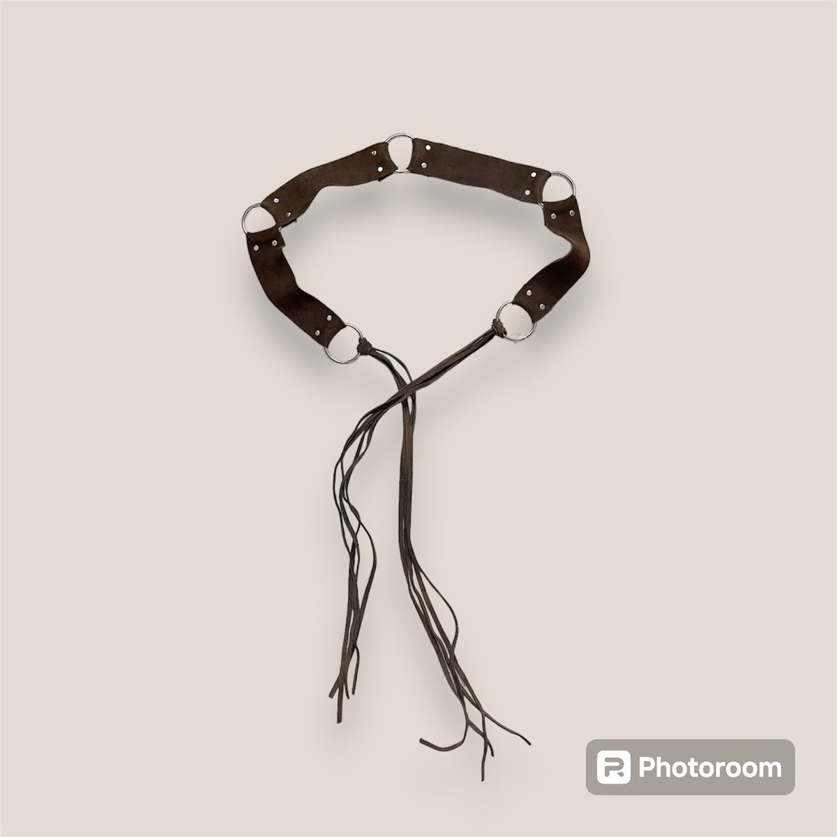 🌞✌🏻 Vintage 2000s Claire's suede boho tassel tie belt