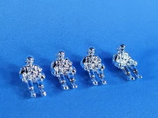 Vintage Tomy Robo Strux Zoids Silver Starriors Pilot Lot of 4