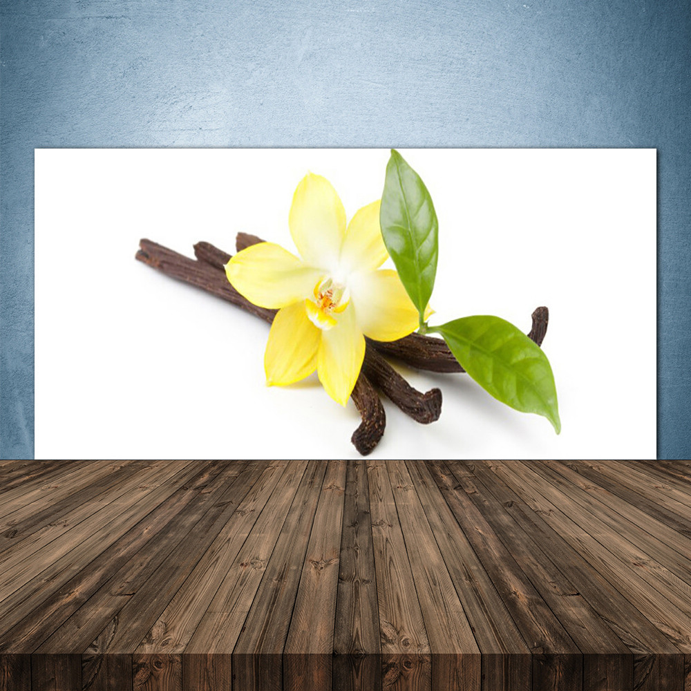 Crédence de cuisine en verre floral 140x70, panneau idéal pour illuminer le plan de travail