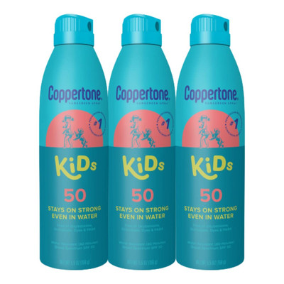 Kids Sunscreen Spray SPF 50, Water Resistant Spray on Sunscreen for Kids, Pediat