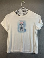 Cloth & Portrait Womens Tshirt Bunny  XXL