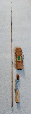 Apollo Tubular Steel Heddon 'PAL' Trigger Style 5' 7'' Spin Cast Rod, Very Rare!