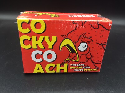 Cocky Coach Card Game - New Sealed and Free Shipping! FUN!