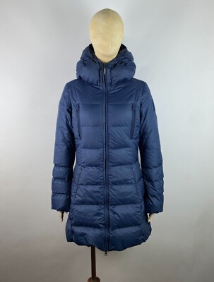 Women`s RP $340 Bomboogie Nylon Puffer Navy Parka Size M