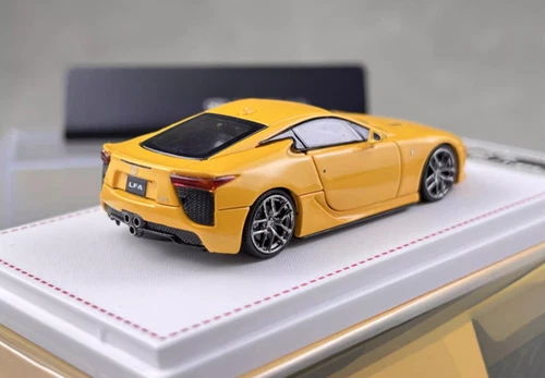 FH 1:64 Yellow LFA Coupe Racing Sports Model Diecast Metal Car - Picture 7 of 10