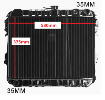 Rn40 Radiator Radiator For Toyota Hilux RN30 RN40 RN46 Petrol 1.8Ltr 1978-1984 Copper ...
