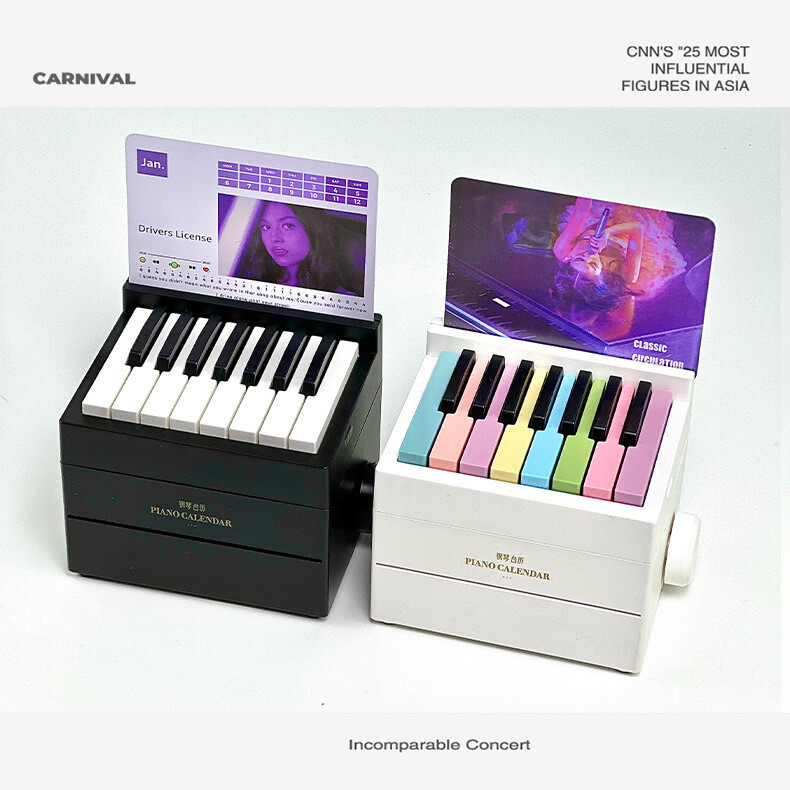 Olivia Rodrigo Piano Calendar 2025 Music Sheet Toy Piano