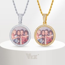 Collar Fotográfico Personalizado VNOX Cuadro Personalizado Colgante Regalos para Mujer Mamá Esposa