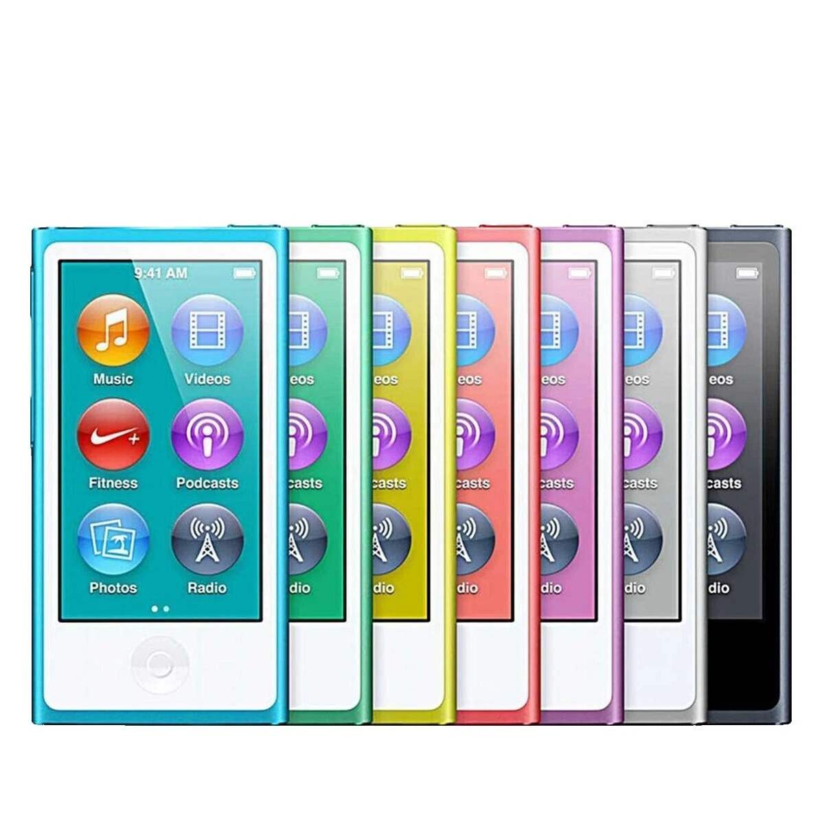 IPod Nano conectividad USB 2.0 de 7th generación de reproductores de MP3