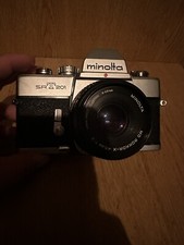 Minolta SRT 201 35mm SLR Camera with Minolta MD 45 f/1.7 Lens