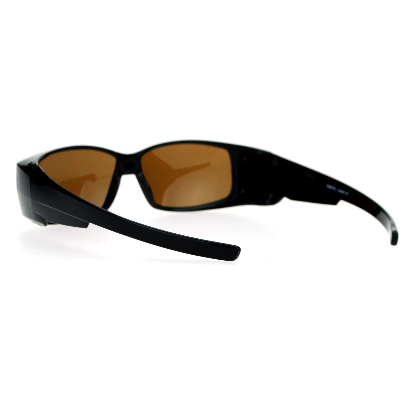 Polarized Fit Over Glasses Sunglasses with Rhinestone Rectangular Frame Womens Polarized Fit Over Glasses Sunglasses Rhinestone  main image 2