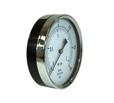 Dry Center Back Mount Pressure Gauge with 4.5" Dial, 0-30 PSI, 1/4" Male NPT