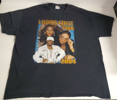 2004 Ladies First Tour Hanes Heavyweight Size 2XL T-Shirt Beyonce Missy Alicia