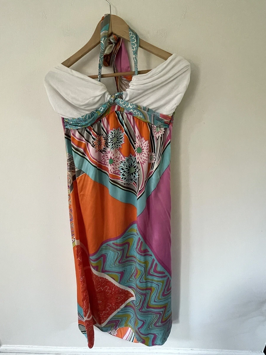 tropical floral maxi dress Tropical Bungalow Floral Maxi Dress L / pink