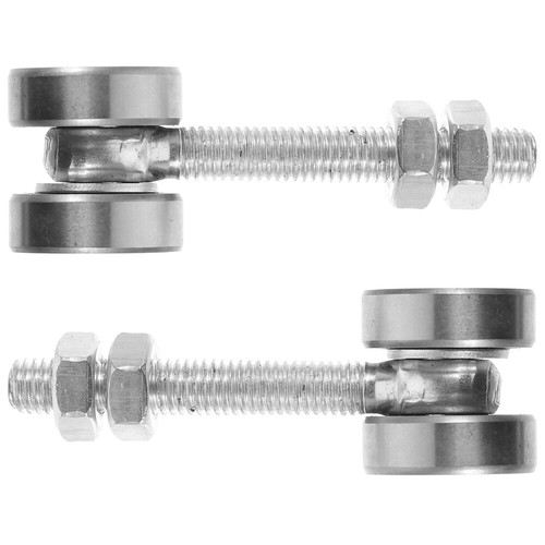 2 Pcs Sliding Door Crane Wheel Shopping Work Two Bearing Trolley Assembly