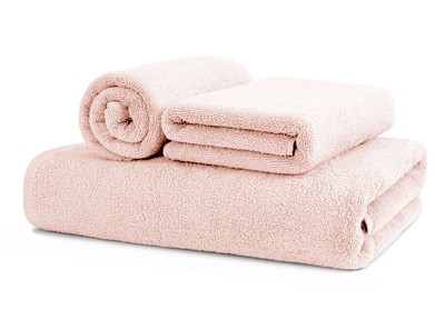 BY LORA Asciugamano Da Doccia Personalizzato Per Donna – Microfibra XXL Rosa – Con Tasca - 3