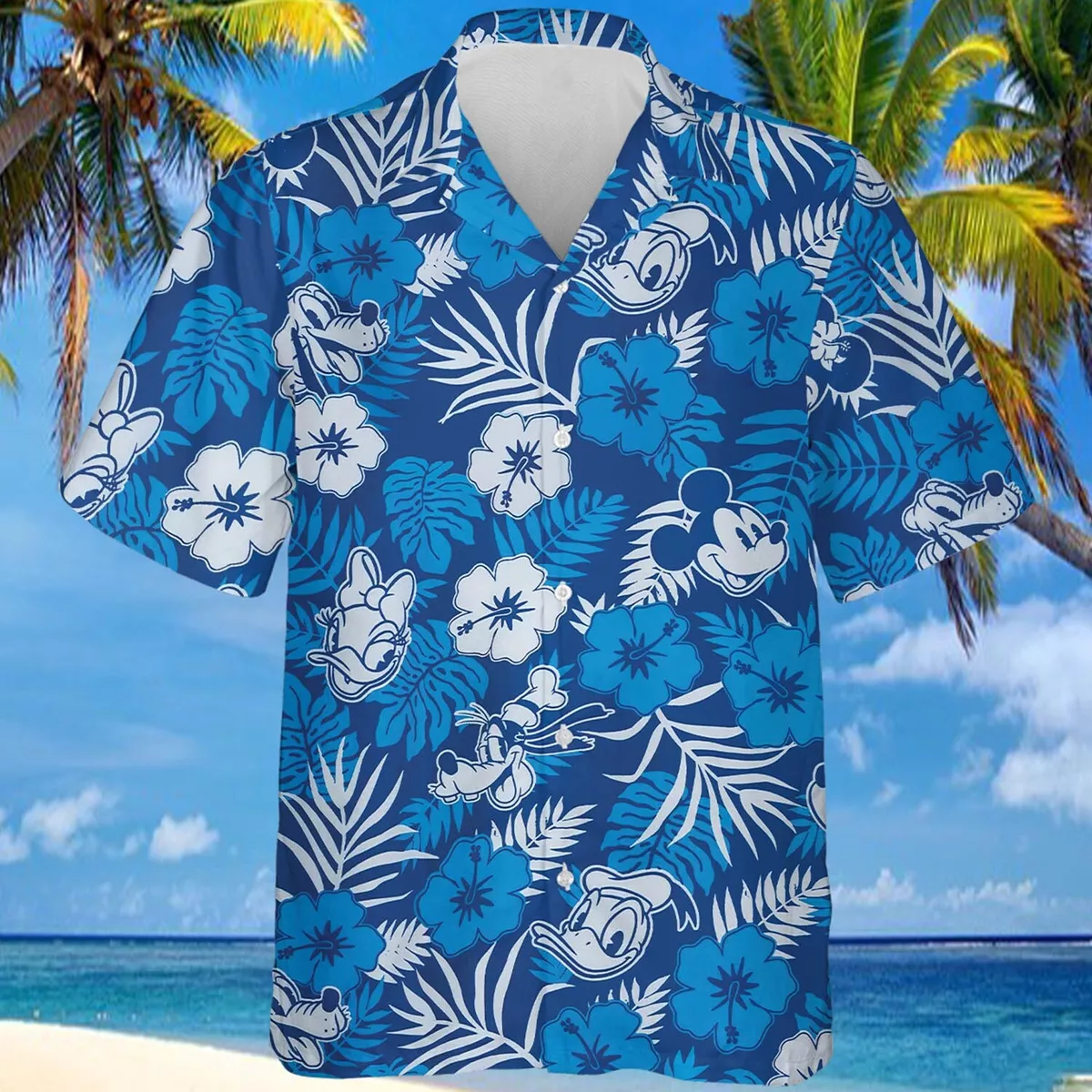 Mickey mouse and hotsell friends hawaiian shirt