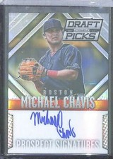 2014 Panini Prizm Silver Prizm Autograph #26 Michael Chavis 