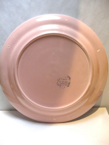 3 platos de ensalada vintage TS & T Taylor Smith LuRay rosa pastel rosa 9" pulgadas - Imagen 2 de 3