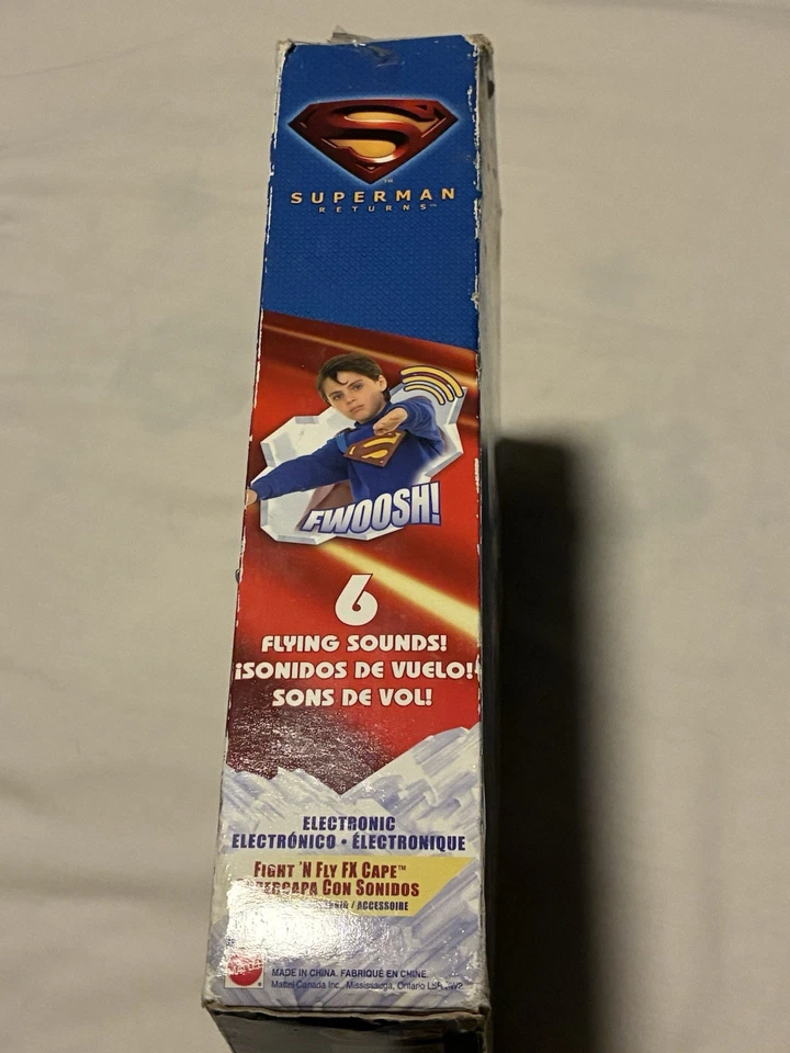 Плащ Mattel SUPERMAN RETURN Fight N Fly FX 6 боевых и 6 летающих звуков - Изображение 4 из 4