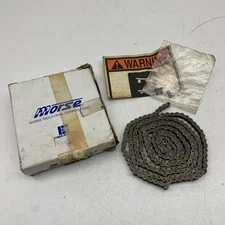 Morse 332153 Standard #25 Rivetted Rivet Roller Chain 10ft