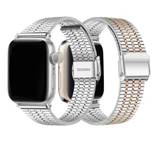 Stainless Steel Band Strap for Apple Watch 10 9 8 7 6 5 4 3 11 SE Ultra 2 3 49mm
