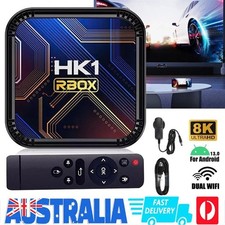 2026 Smart TV BOX for Android 13.0 5G WiFi 8K HD Quad Core Media Player AU HDMI