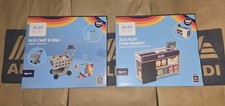 NEW 2025 ALDI - PLAY FOOD MARKET  CART AND BAG TOY PLAY SET - CHRISTMAS GIFT