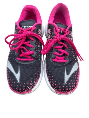 Brooks Pure Flow 5 Women's Size 8.5 B (Medium) Running Shoes Black Pink