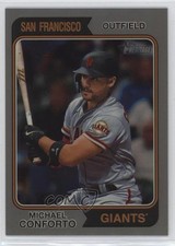 2023 Heritage High Number Silver Bordered Chrome Refractor Michael Conforto 0s55