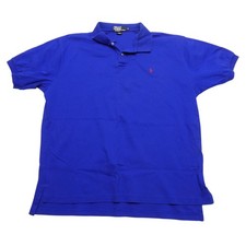 Polo Ralph Lauren Polo Shirt Mens XL Blue Classic Fit Red Pony Logo Cotton