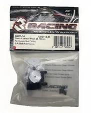 3 Racing AWD-34 Plastic Extension Mount 98, 102mm For Kyosho Mini-Z AWD
