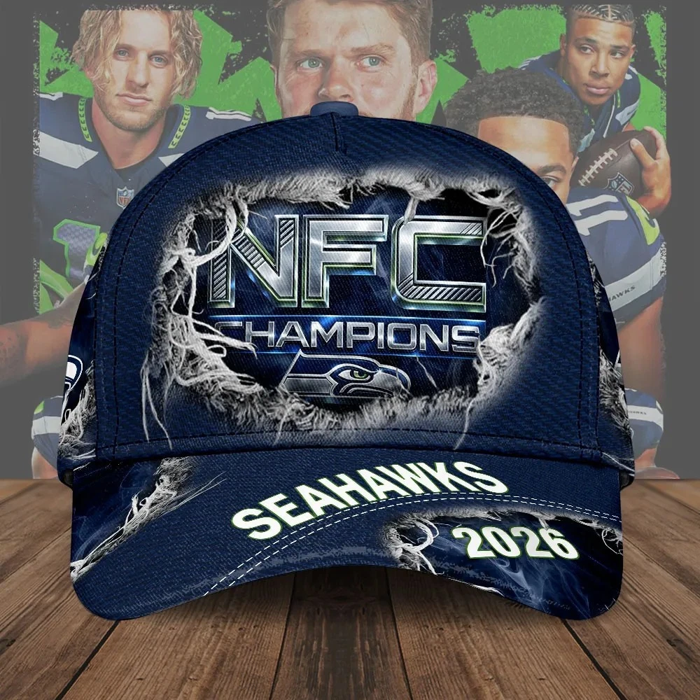 Seahawks 2026 NF.C Champions Classic Cap