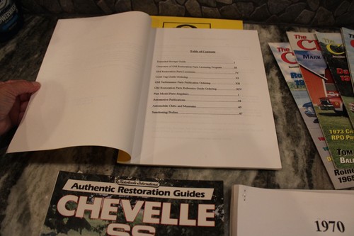 Chevelle SS Restoration Guide 64-72, 1970 Chevelle Reprint Manual and Bonus Info - Picture 7 of 13