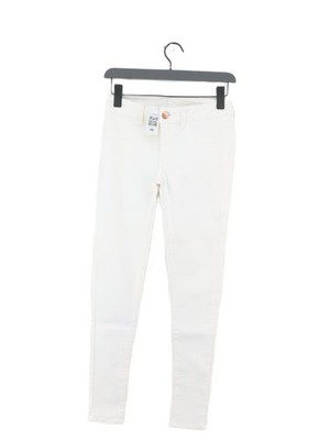 American Eagle Outfitters Damen Jeans UK 6 weiß Baumwolle