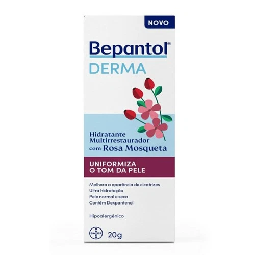 Bepantol - Derma Hidratante Facial/Corporal Multi Restaurador Rosa Mosqueta 20Gr