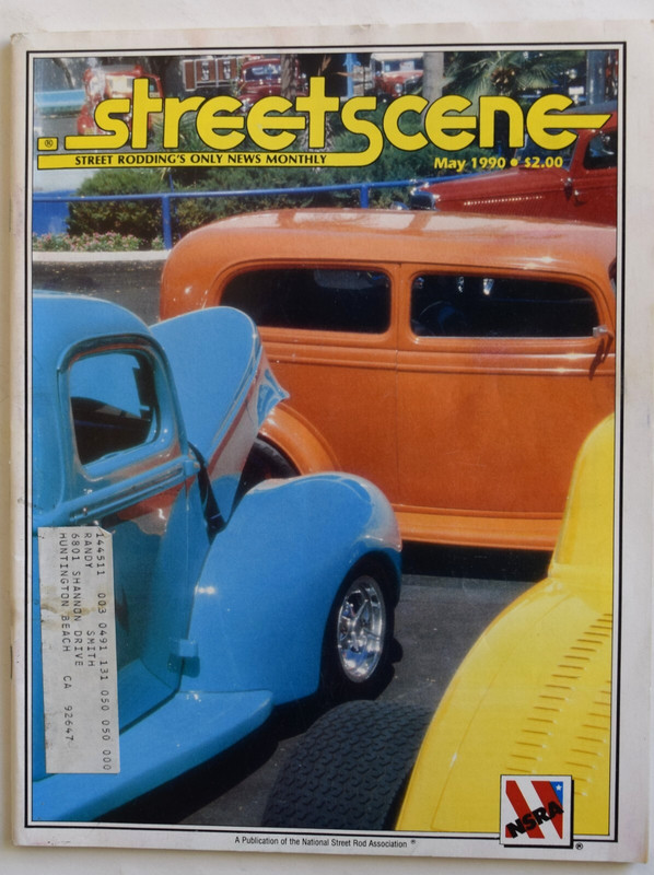STREET SCENE MAGAZINE - MAY 1990 - Roarin' 30's Sevententh + more