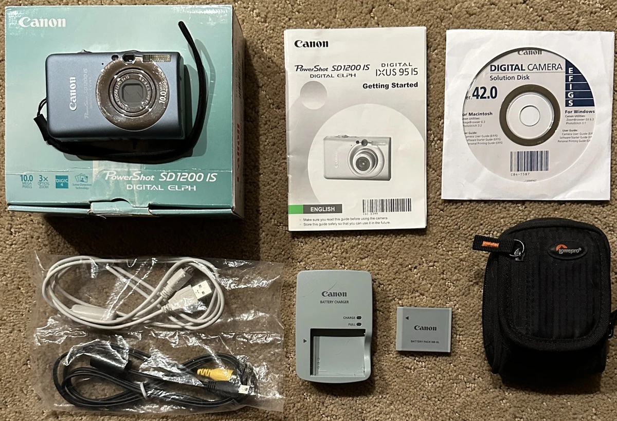 Canon PowerShot SD1200 IS Digital Cameras for sale | eBay
