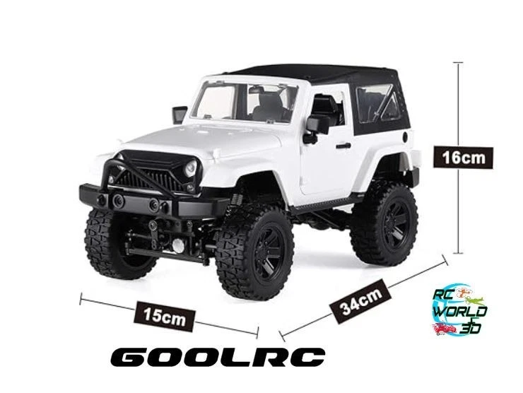 1:14 Scale TRUCK JP F1 GOOLRC Off-Road Car Crawler 1:14 Scale 2.4GHZ 4WD LIGHTS - Image 3 of 4