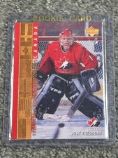95-96 UPPER DECK CARD #530 JOSE THEODORE (ROOKIE CARD) MONTREAL CANADIENS (LOOK). rookie card picture